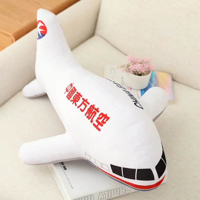 Simulation Funny Airplane Plush Toy – Soar into Cuddly Comfort!
