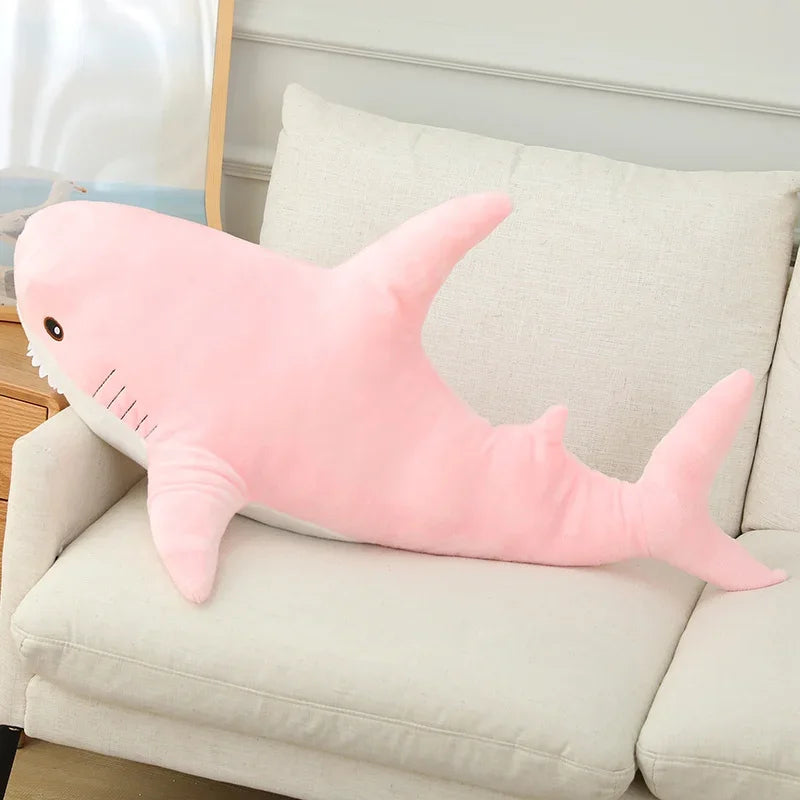 Stuffed Lifelike Shark Plush Toy Stuffed Headed Shark Fierce Sea Animals