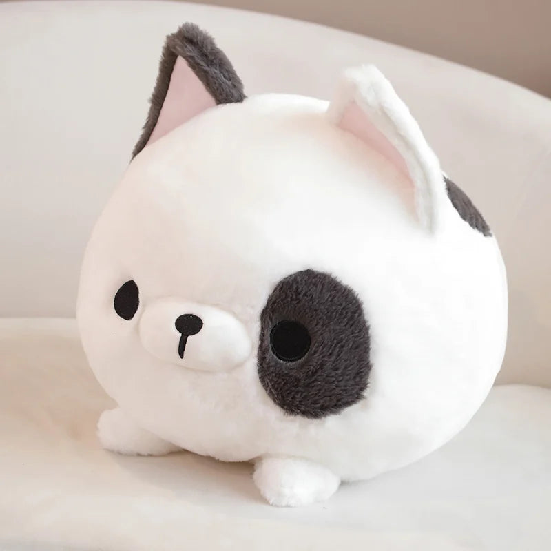 Kawaii Chubby Dog Plush Toy – Soft Cartoon Puppy Stuffed Pillow for Kids and Baby Gifts