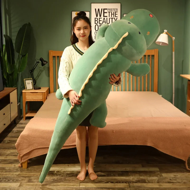 Giant Simulation Dinosaur Plush Toy – Diplodocus Cartoon Pillow for Kids’ Birthday