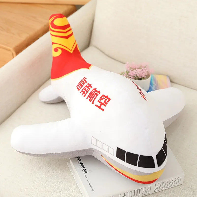 Simulation Funny Airplane Plush Toy – Soar into Cuddly Comfort!