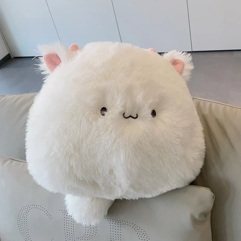 Cartoon Fat Round Cat Plush Toy – Chubby Kitty Pillow for Kawaii Decor and Gifts
