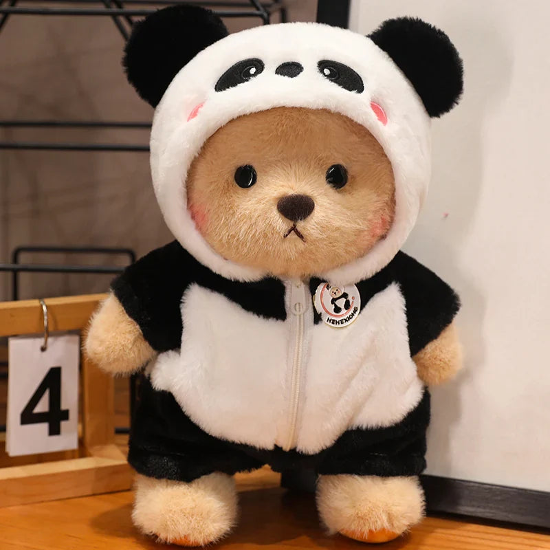 Kawaii Giant Bear Cosplay Panda Doll Creative Plush Toy Cartoon Zoo Animal Plushie