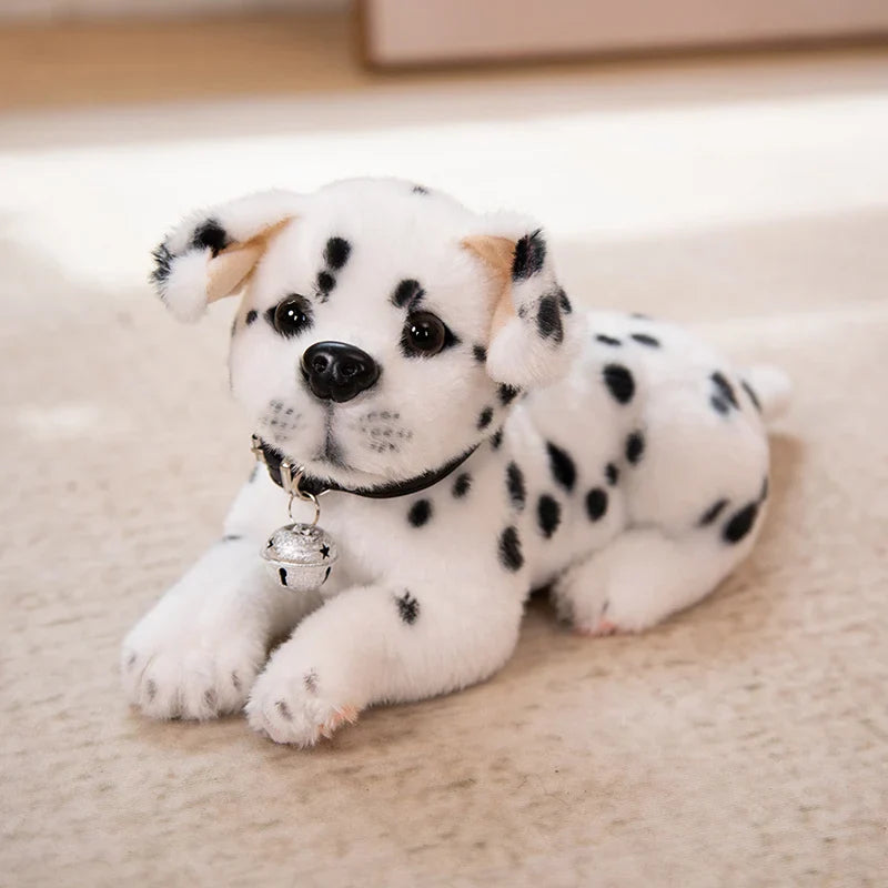 Dog Plush Toy Cute Stuffed Realistic Beagle Spotted Puppy Doll