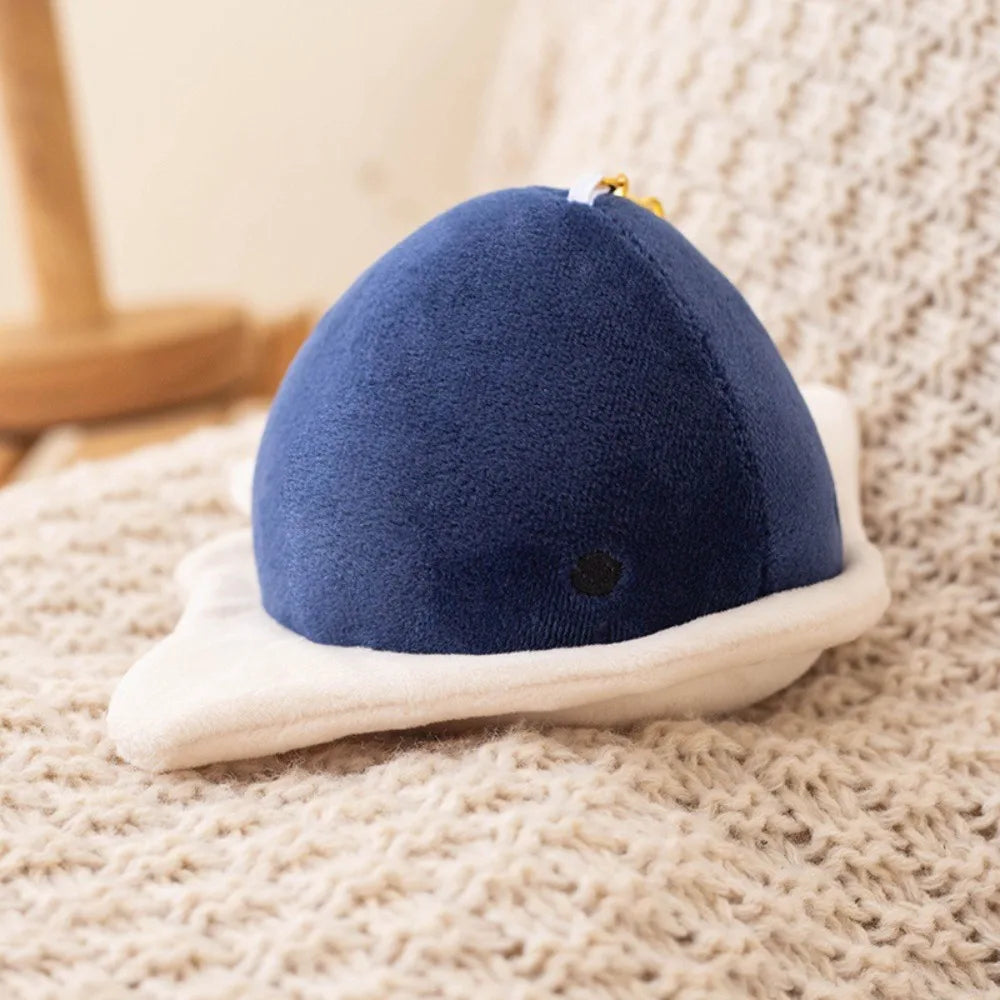 Plush Toy Marine Life Ray Fish Keychain  Cartoon Fish Plush Doll Kawaii