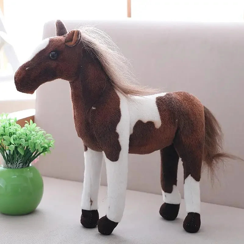 Zebra Plush Animal Crossing Soft Giant Stuffed Horse Realistic  eSweaty Horse