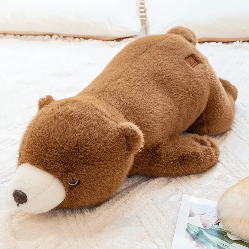 Lifelike Realistic Polar Bear Plush Toys Soft Stuffed Animals
