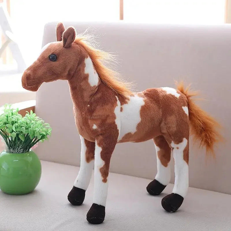 Zebra Plush Animal Crossing Soft Giant Stuffed Horse Realistic  eSweaty Horse