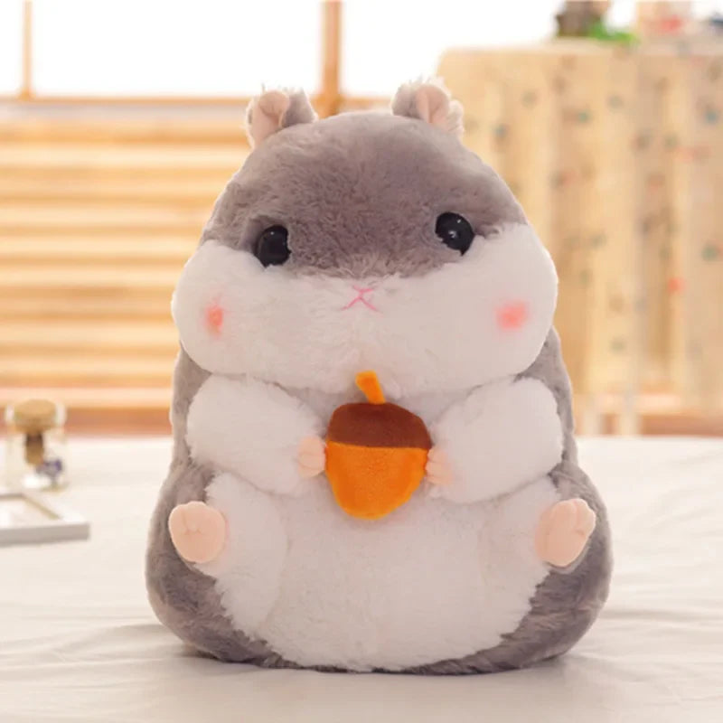Cute Cartoon Holding Snacks Hamster Plush Toy