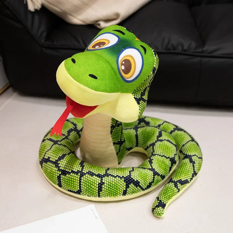 Green Snakes Plush Toy Stuffed Animals Snakes Plushies Doll Funny