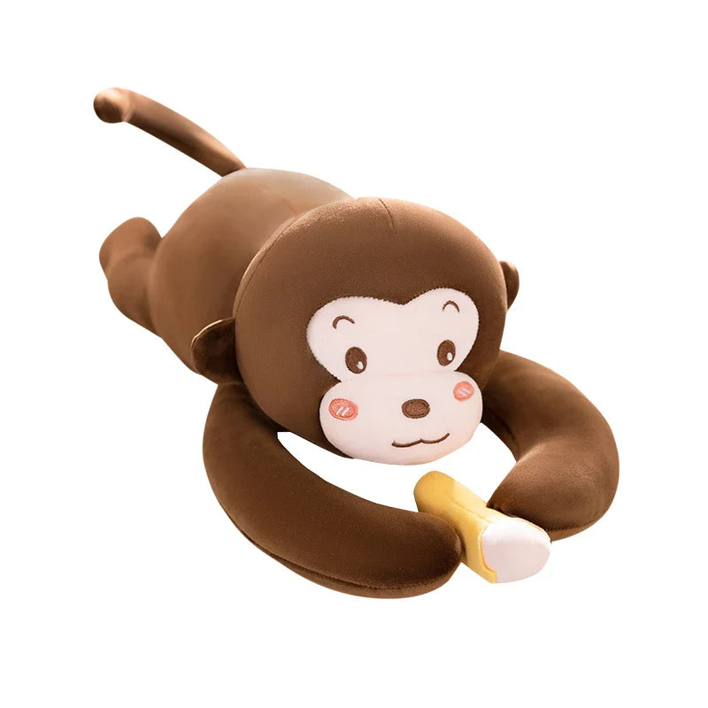 Lying Monkey Plush Toy Kawaii Long Arm Banana Monkey Plush