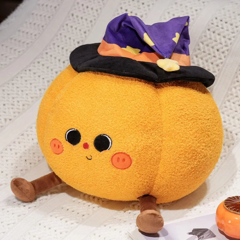 Spoofing Ghost Pumpkin Plush Toys Halloween Decoration Stuffed Animal Doll Creative Evil Throw Pillow Party Holiday Gift Present