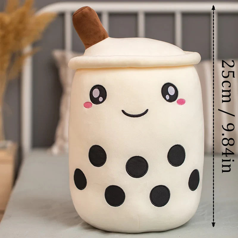 Cute Fruit Bubble Tea Cup Plush Toys Cute Milk Tea Pillow