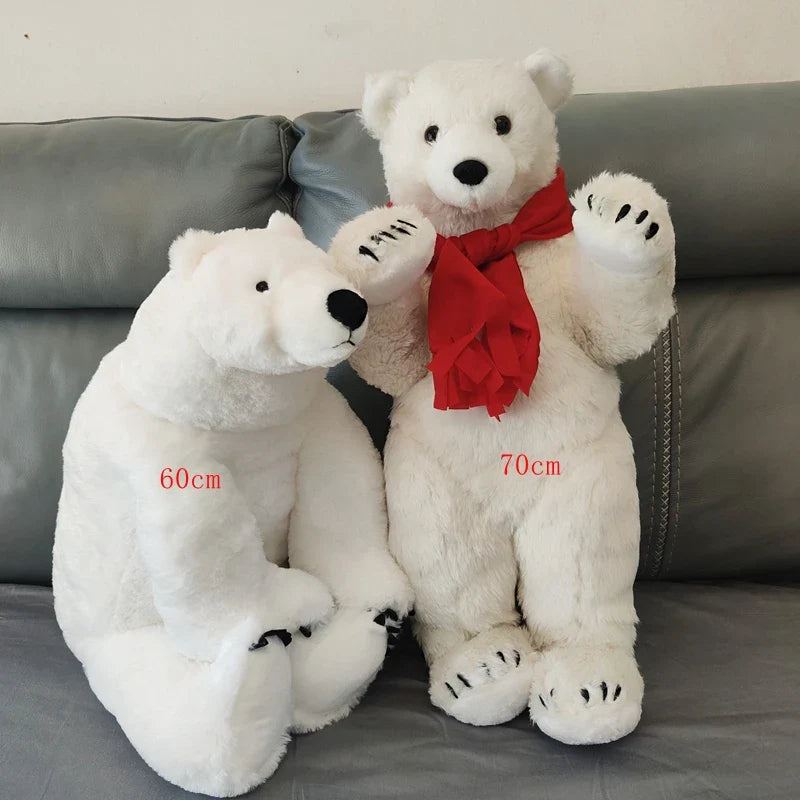 Pop Christmas Realistic Polar Bear Plush Toy