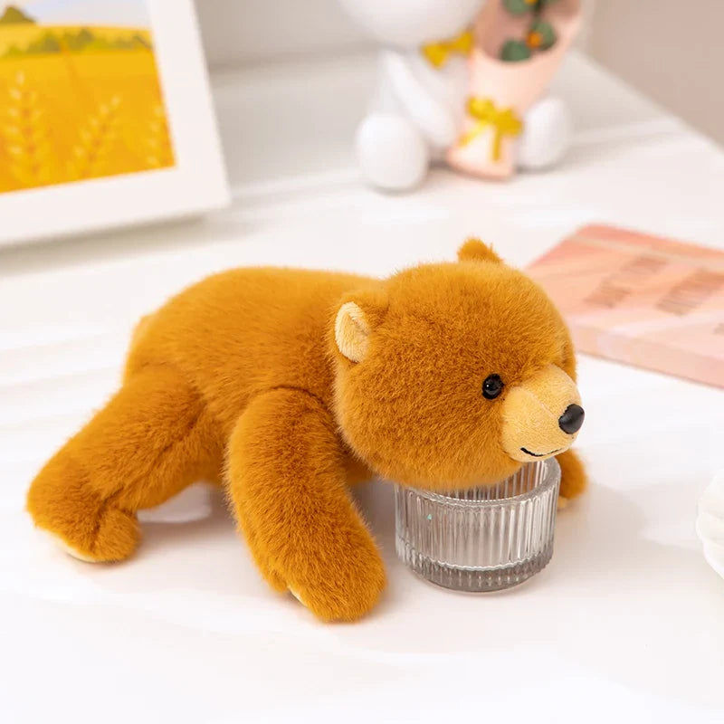 Kawaii Plush Dolls Raccoon Bear Fox Sloth Husky Pig Panda