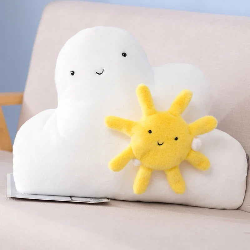 Cartoon Sun Moon Raindrop Throw Pillows Cushion 