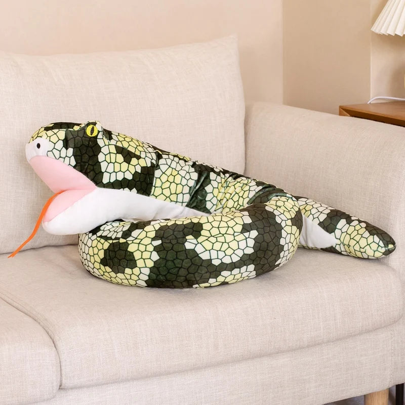 Huggable Snake Plush – The Cozy Curl of Joy