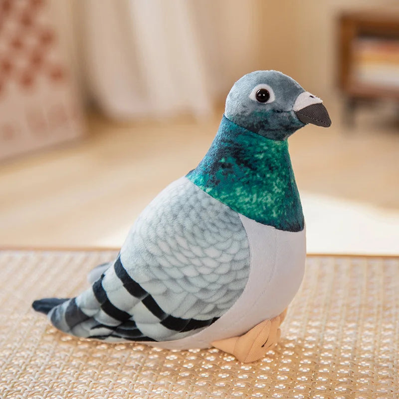 New Simulation Pigeon Plush Toy Cartoon Birds Peace