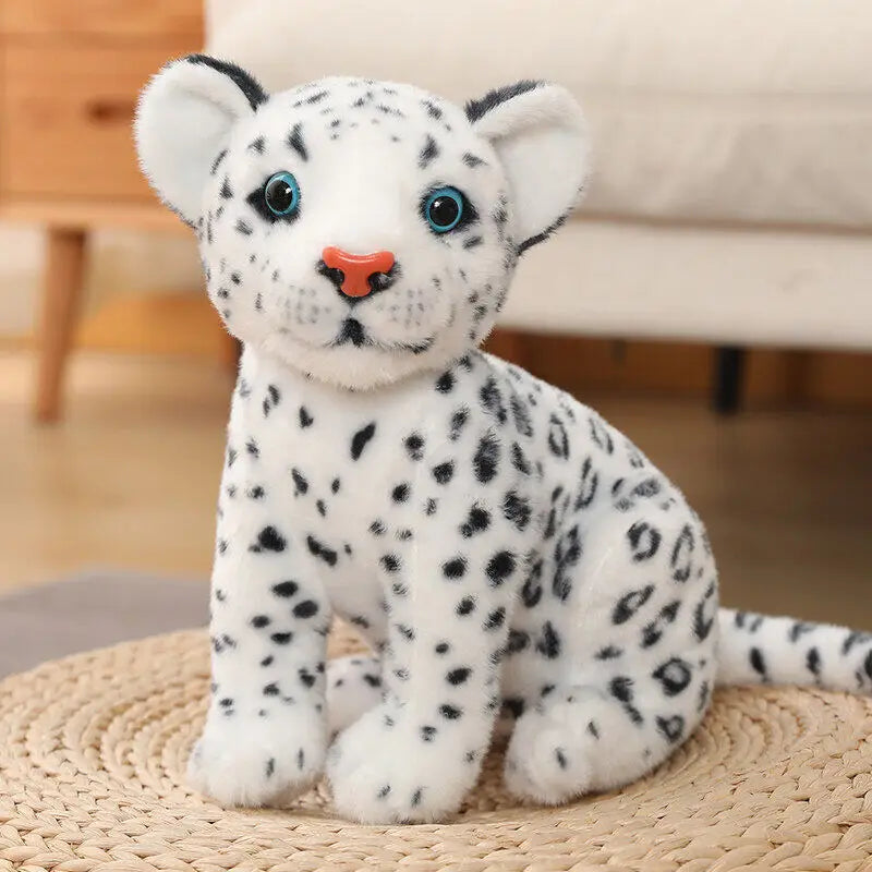 New Animal Doll Lifelike Leopard & Lion Plush Realistic Plushie Panther Toy
