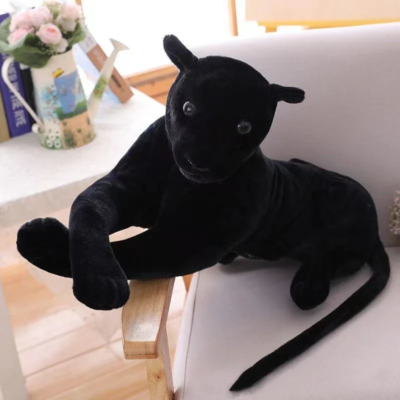 New Animal Doll Lifelike Leopard & Lion Plush Realistic Plushie Panther Toy