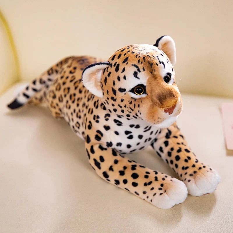Simulation Tiger Leopard Plush – Your Fierce Yet Cuddly Jungle Companion