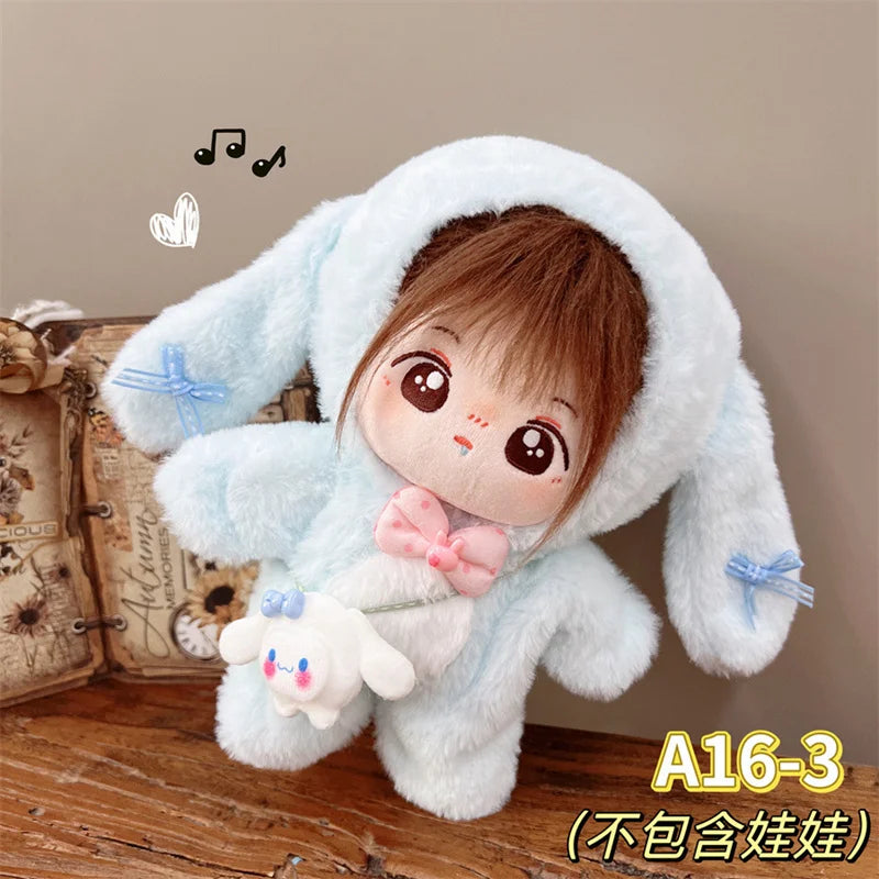 Dolls Accessories Fit Plush Stuffed Cotton Doll Lolita Campus Style