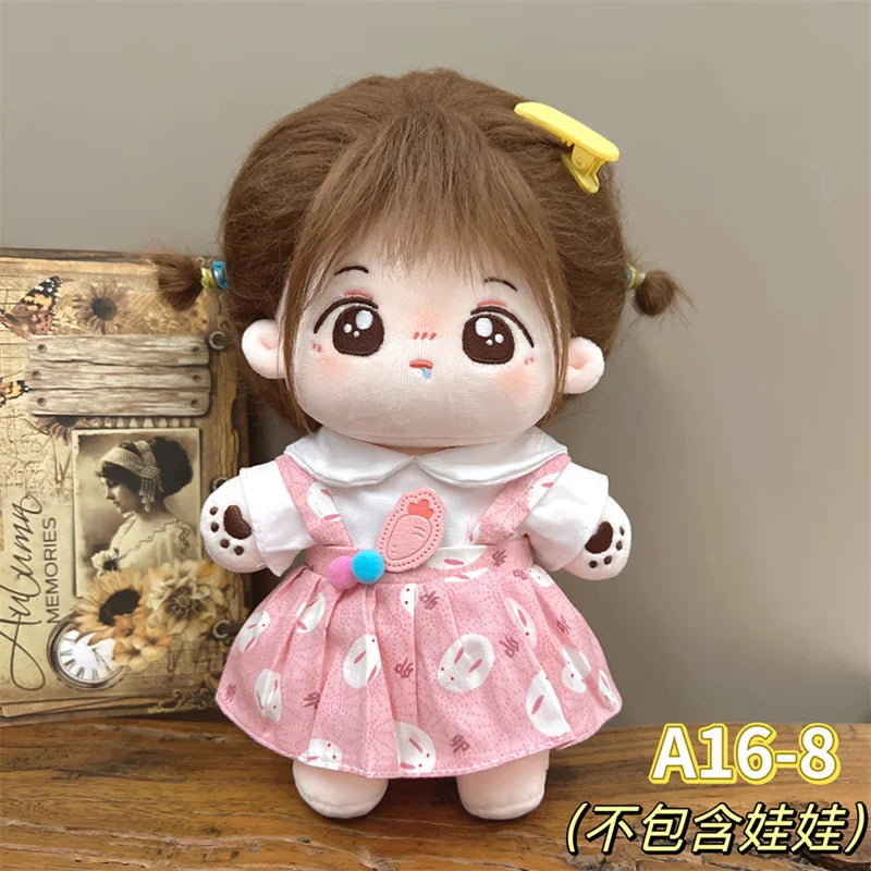 Dolls Accessories Fit Plush Stuffed Cotton Doll Lolita Campus Style