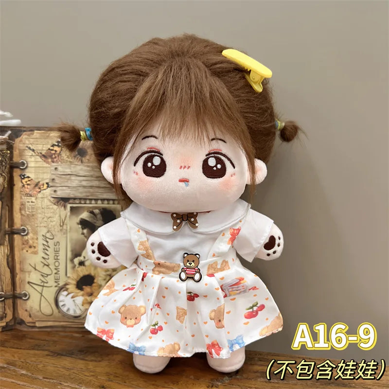 Dolls Accessories Fit Plush Stuffed Cotton Doll Lolita Campus Style