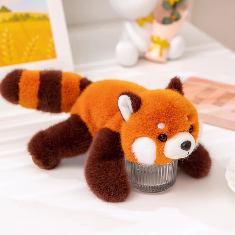 Kawaii Plush Dolls Raccoon Bear Fox Sloth Husky Pig Panda