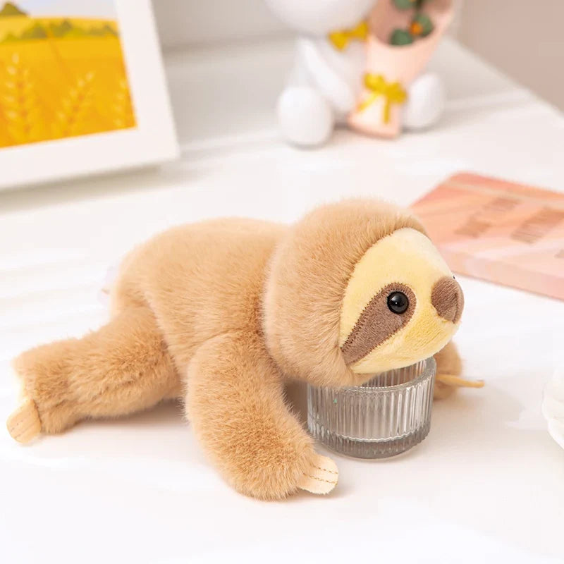 Kawaii Plush Dolls Raccoon Bear Fox Sloth Husky Pig Panda