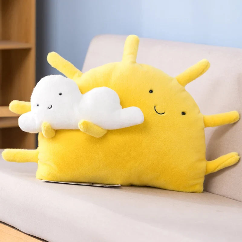 Cartoon Sun Moon Raindrop Throw Pillows Cushion 