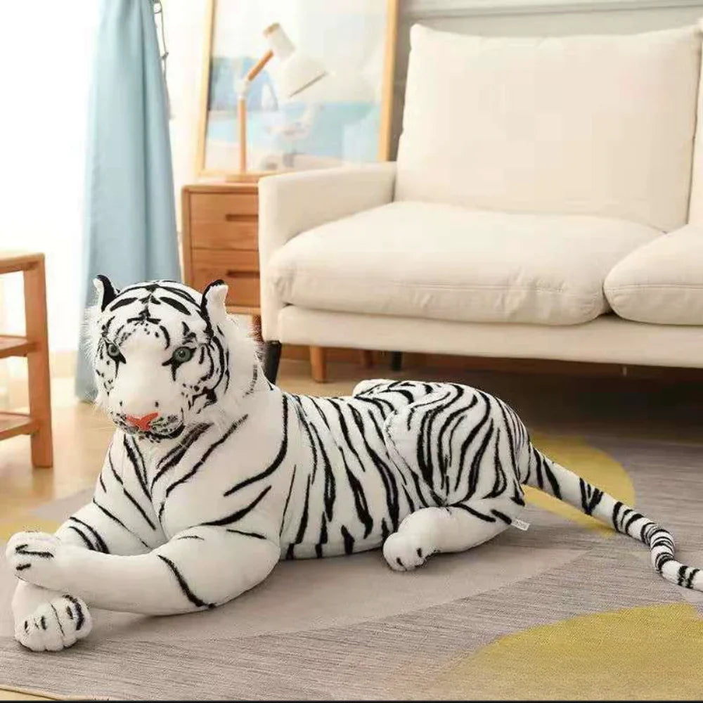 New Animal Doll Lifelike Leopard & Lion Plush Realistic Plushie Panther Toy
