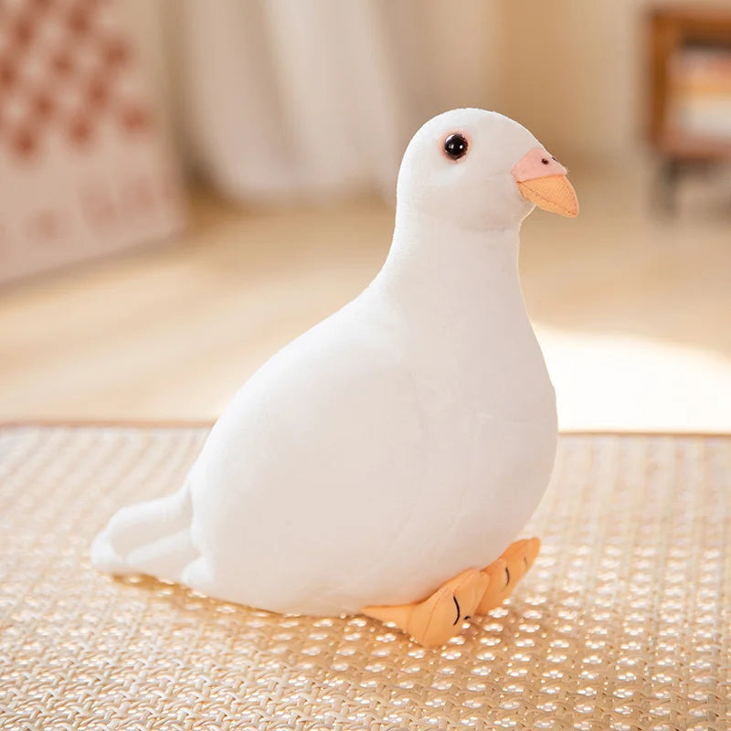 New Simulation Pigeon Plush Toy Cartoon Birds Peace