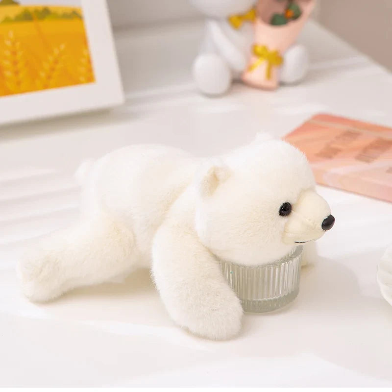 Kawaii Plush Dolls Raccoon Bear Fox Sloth Husky Pig Panda