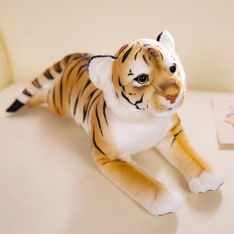 Simulation Tiger Leopard Plush – Your Fierce Yet Cuddly Jungle Companion