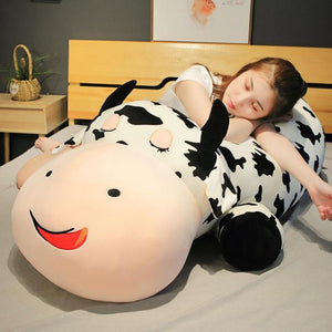 Cute Cow Calf Plush Pillow | Snuggly Stuffed Animal (3 Sizes)