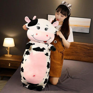 Cute Cow Calf Plush Pillow | Snuggly Stuffed Animal (3 Sizes)