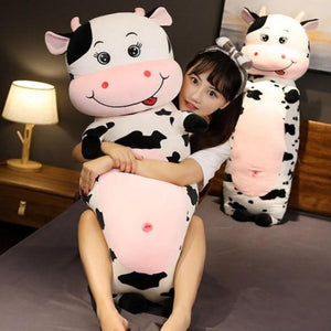 Cute Cow Calf Plush Pillow | Snuggly Stuffed Animal (3 Sizes)