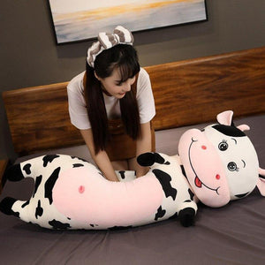 Cute Cow Calf Plush Pillow | Snuggly Stuffed Animal (3 Sizes)
