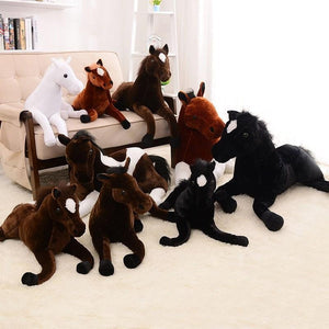 Adorable 3D Horse Plush Pillow | Realistic Stuffed Animal Toy (70cm, 4 Colors) - Cute Stuffed Animal Toy