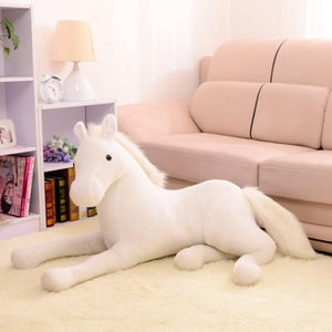 Adorable 3D Horse Plush Pillow | Realistic Stuffed Animal Toy (70cm, 4 Colors) - Cute Stuffed Animal Toy