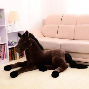 Adorable 3D Horse Plush Pillow | Realistic Stuffed Animal Toy (70cm, 4 Colors) - Cute Stuffed Animal Toy
