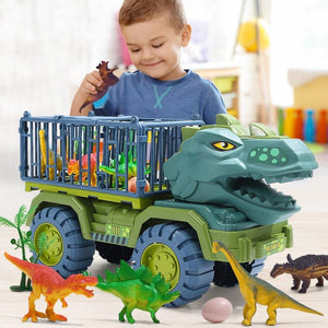 XL Dinosaur Transport Truck Toy | Excavator & Carrier (5 Styles)