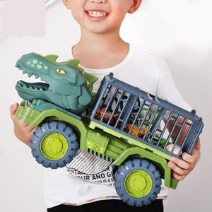 XL Dinosaur Transport Truck Toy | Excavator & Carrier (5 Styles)
