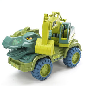 XL Dinosaur Transport Truck Toy | Excavator & Carrier (5 Styles)