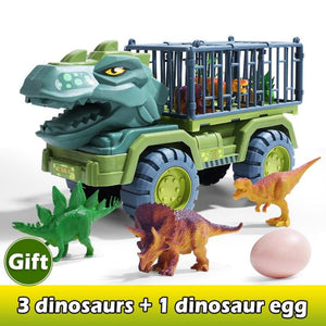 XL Dinosaur Transport Truck Toy | Excavator & Carrier (5 Styles)
